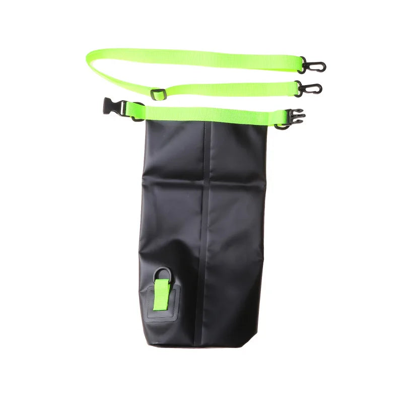 Waterproof PVC Outdoor Dry Bag - 5L & 2L Capacity - Multi-Sport Floating Bag for Swimming, Diving, Kayaking, Rafting & Beach Activities - Crossbody Shoulder Travel Bag for Surfing