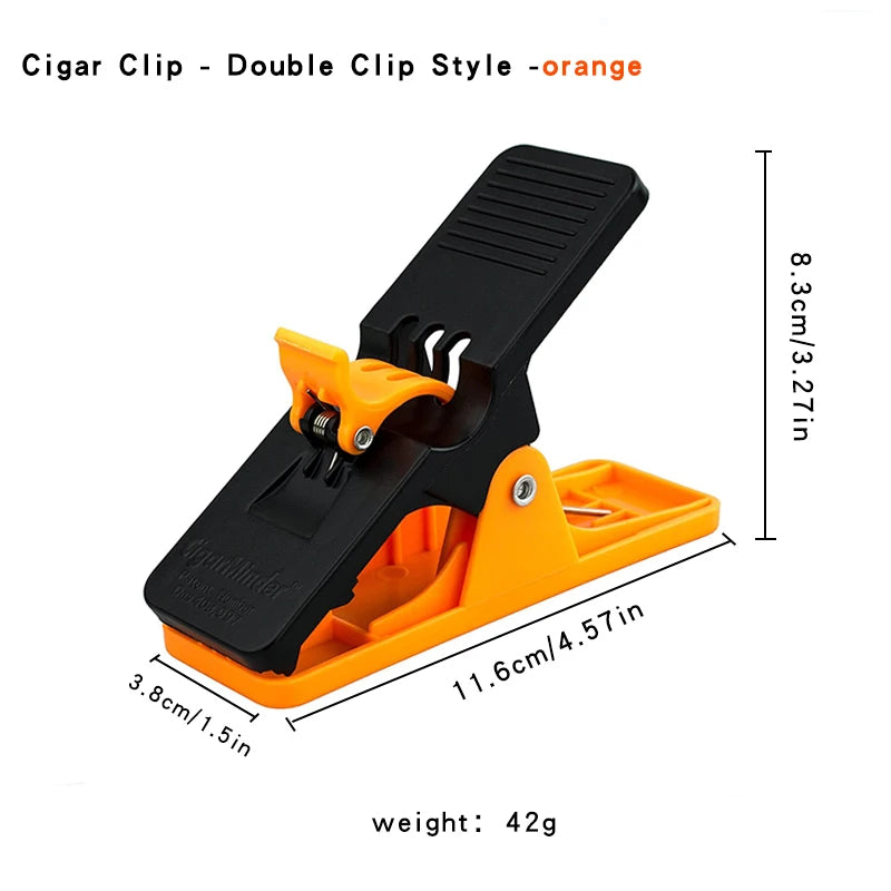 Golf Course Cigar Holder Set - Double Portable Plastic Cigar Holders - Premium Golf Accessories