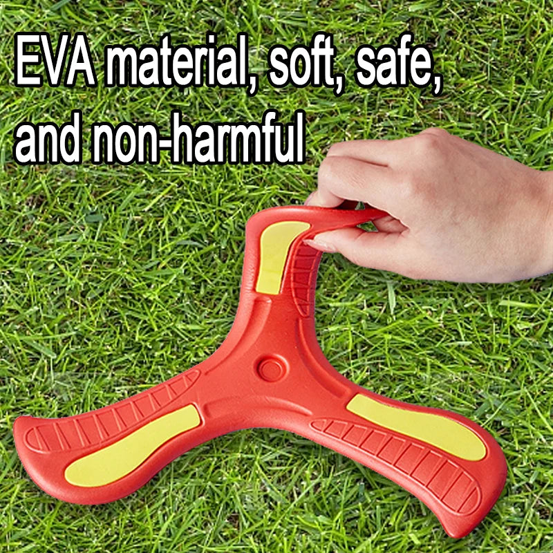 Boomerang Soft Three-Leaf Cross - Outdoor Toy Flying Disc