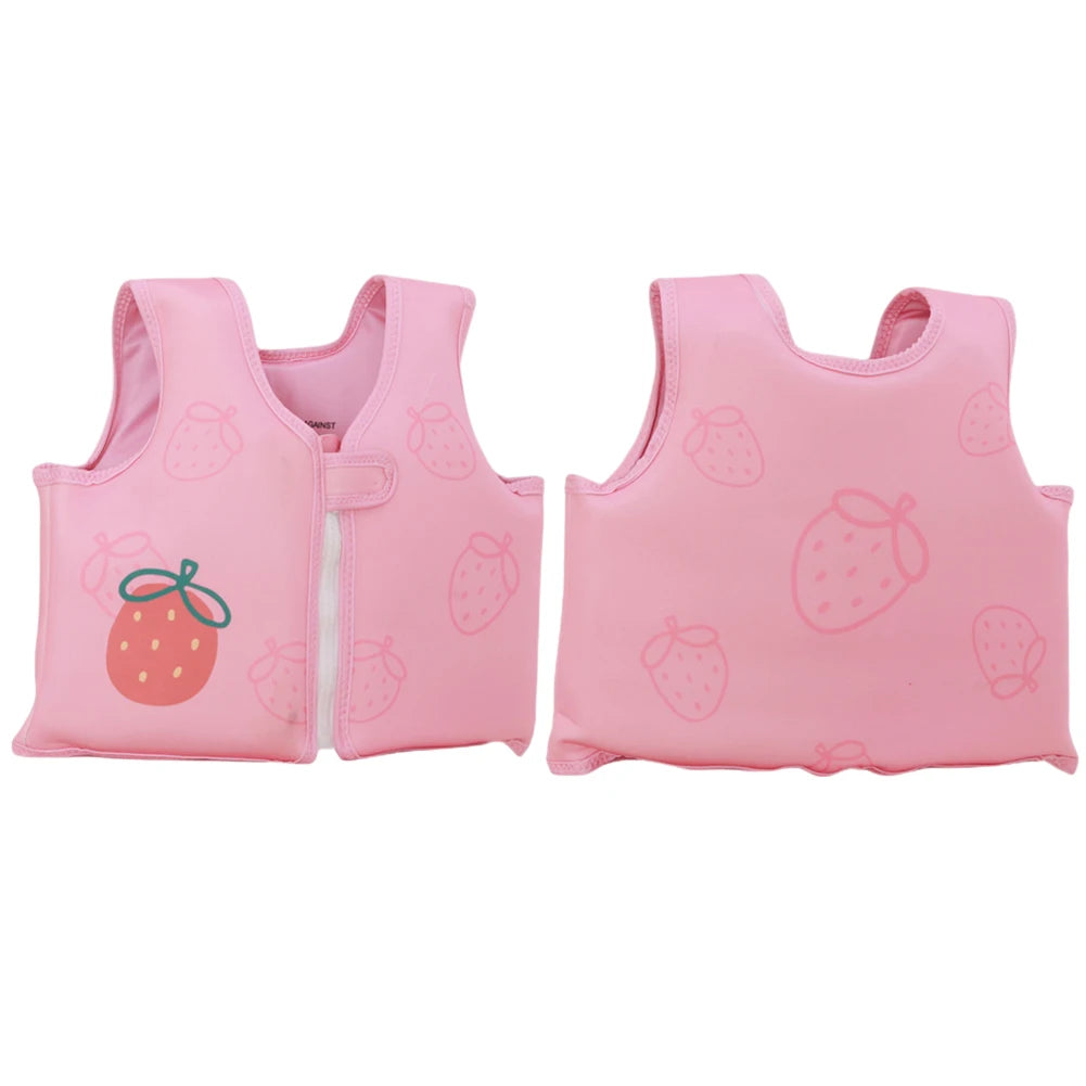 Children's Cartoon Swimming Life Vest - Toddler Buoyancy Aid Jacket for Pool Safety