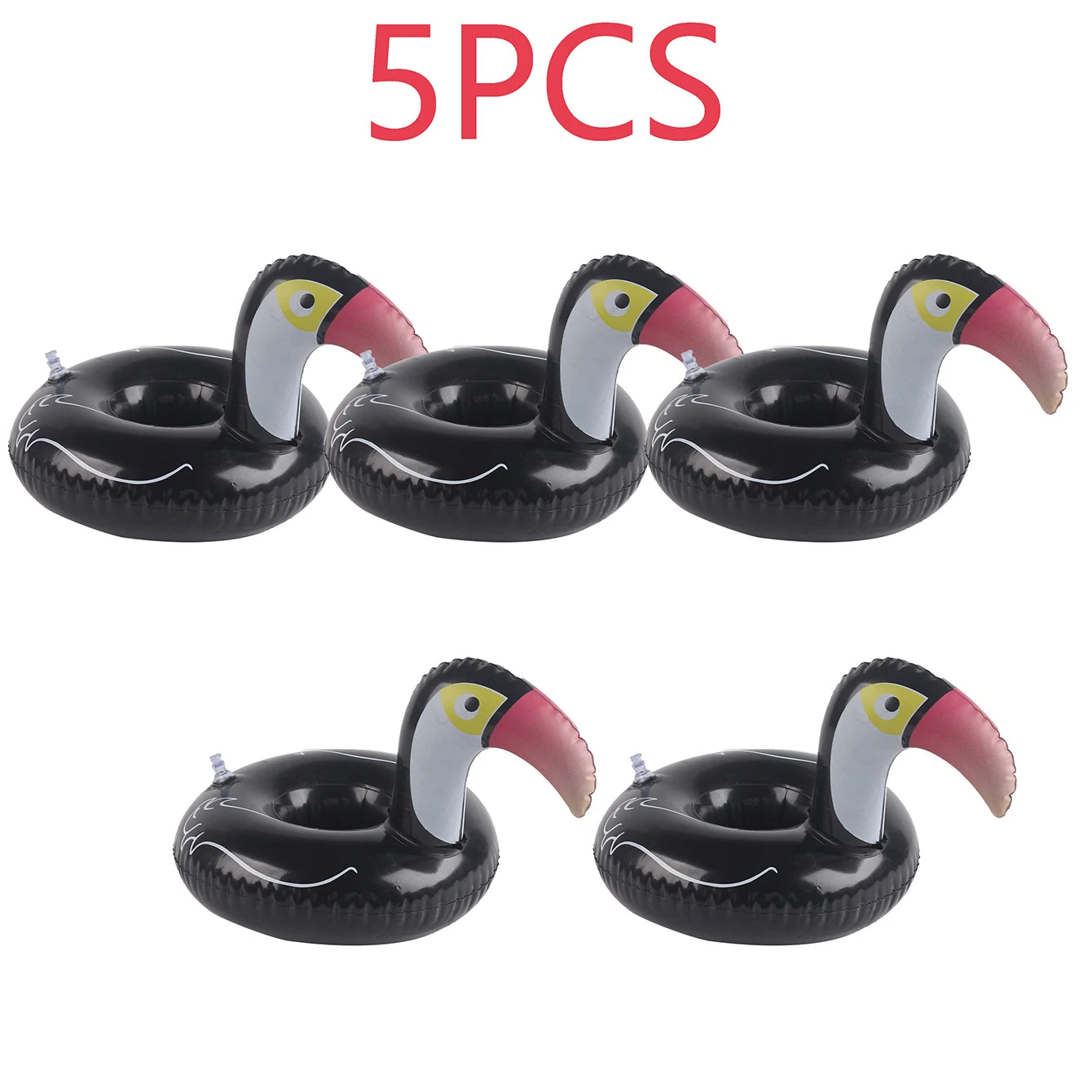 Inflatable Cup Holder Set - 5/10PCS Swimming Pool Drink Holders, Floating Beverage Coasters for Summer Pool Parties