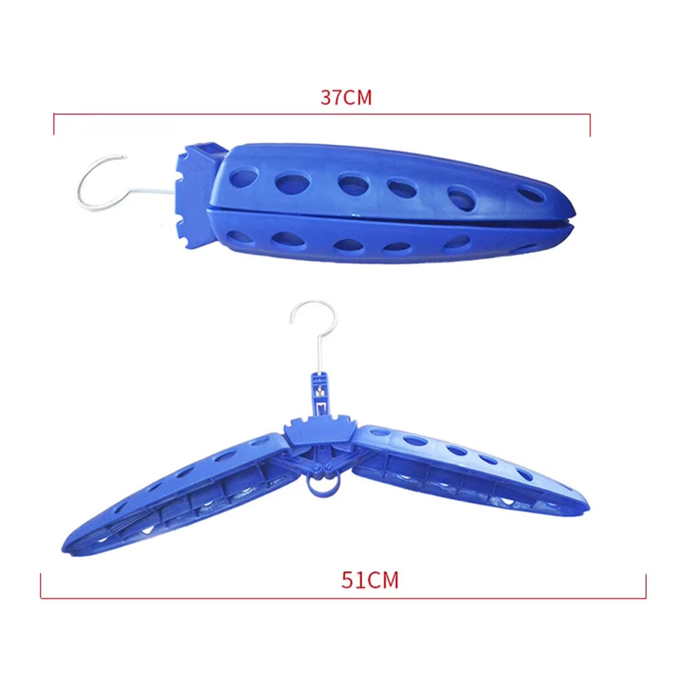 Foldable Diving Wetsuit Hanger - Heavy-Duty Thickened Rack for Drysuits, Wetsuits & Snorkeling Gear Stand
