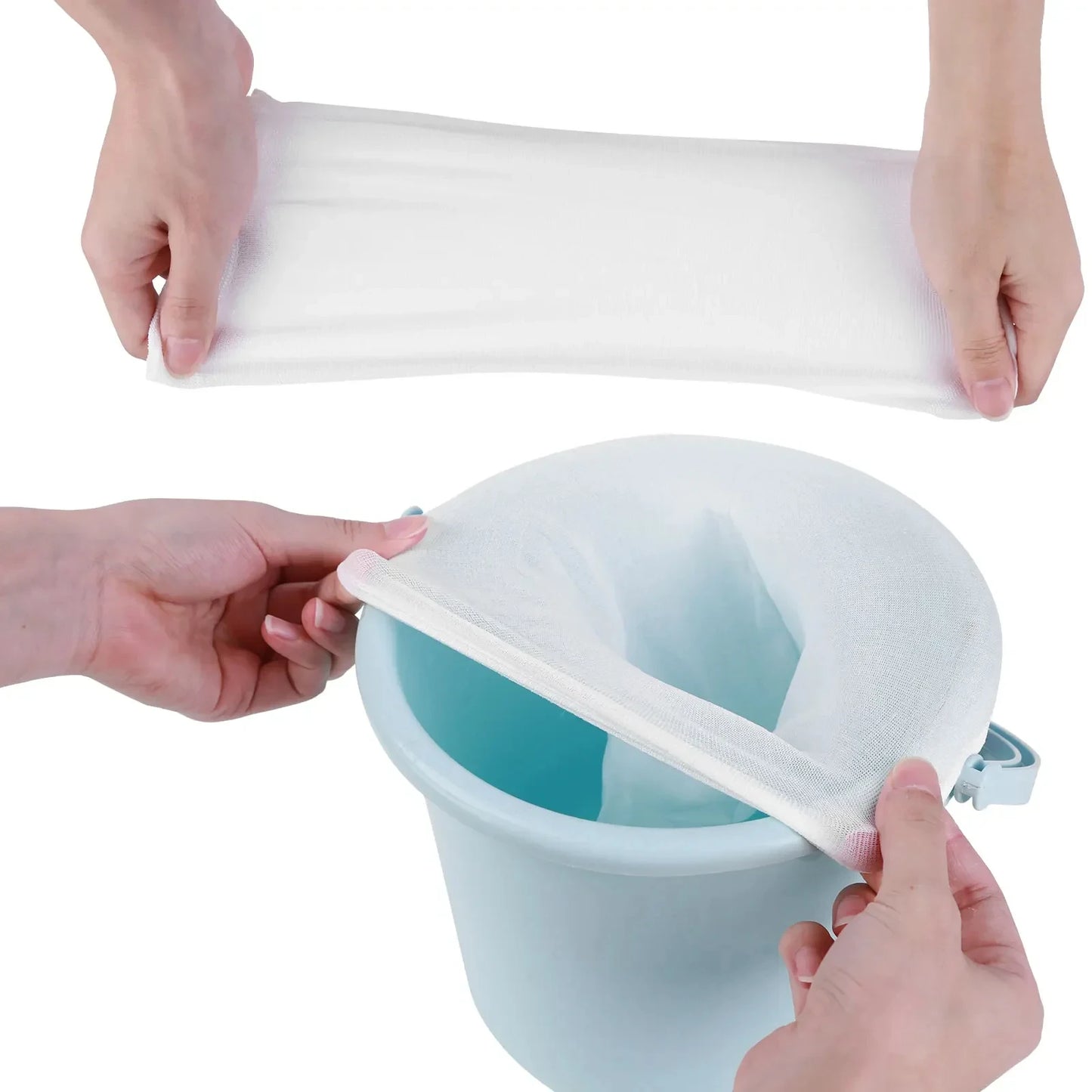 Pool Skimmer Filter Socks - Nylon Mesh Basket Filters for Swimming Pool Cleaning (5-50 Pack)