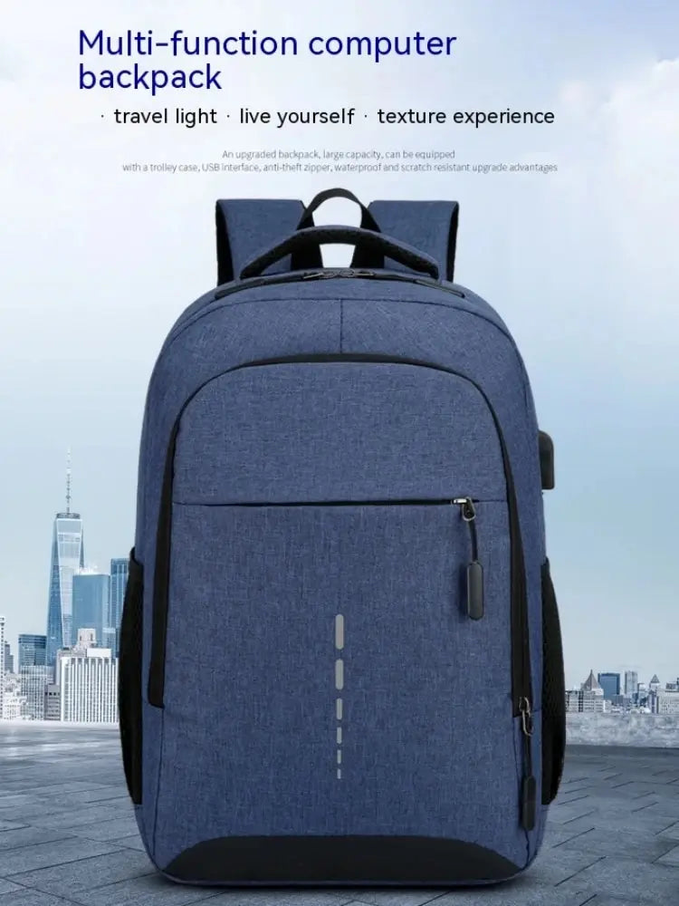 Large Capacity Backpack - Simple Fashion Travel Computer Bag for Men Women Students