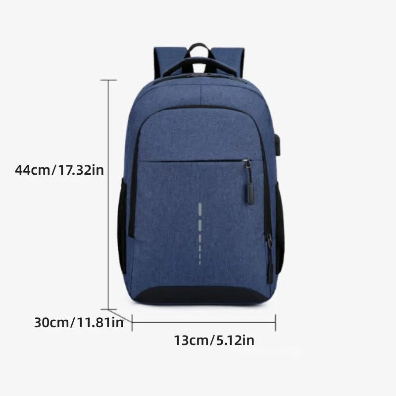 Large Capacity Backpack - Simple Fashion Travel Computer Bag for Men Women Students