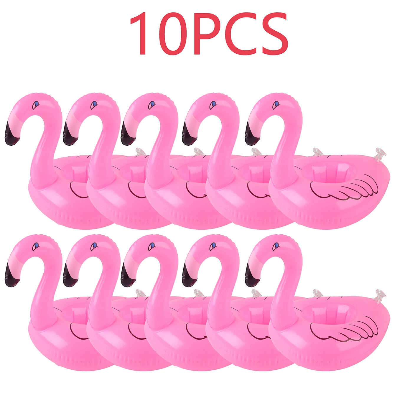 Inflatable Cup Holder Set - 5/10PCS Swimming Pool Drink Holders, Floating Beverage Coasters for Summer Pool Parties