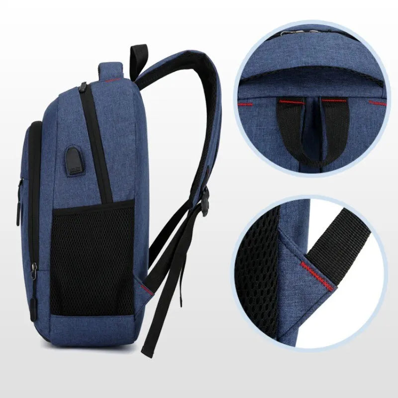 Large Capacity Backpack - Simple Fashion Travel Computer Bag for Men Women Students