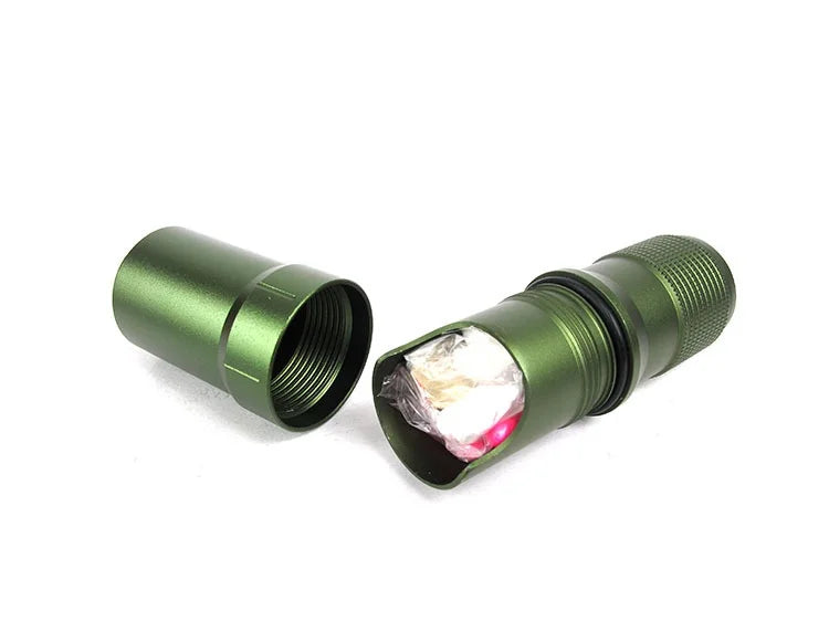 Waterproof Survival Storage Capsule - 3-in-1 Emergency Container for Pills/Matches/Gear with Sealed Design for Outdoor Adventures