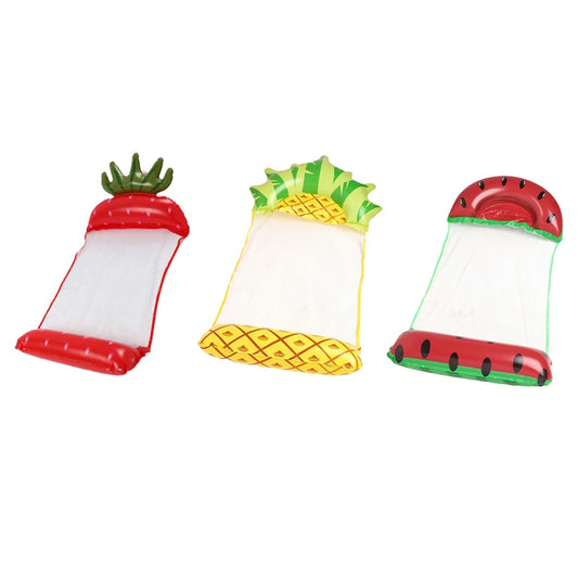 Inflatable PVC Water Hammock - Foldable Floating Pool Lounger Chair & Air Mattress for Beach & Water Sports