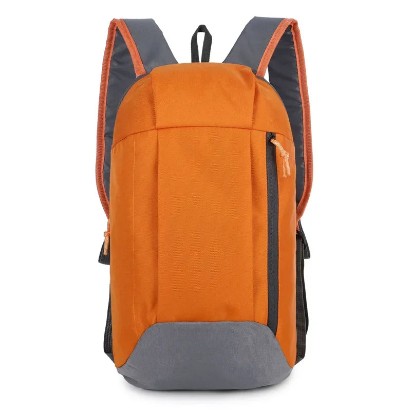 Pink Waterproof Nylon Sport Backpack - Small Gym Duffel Bag for Women Men Kids - Outdoor Fitness Travel Luggage