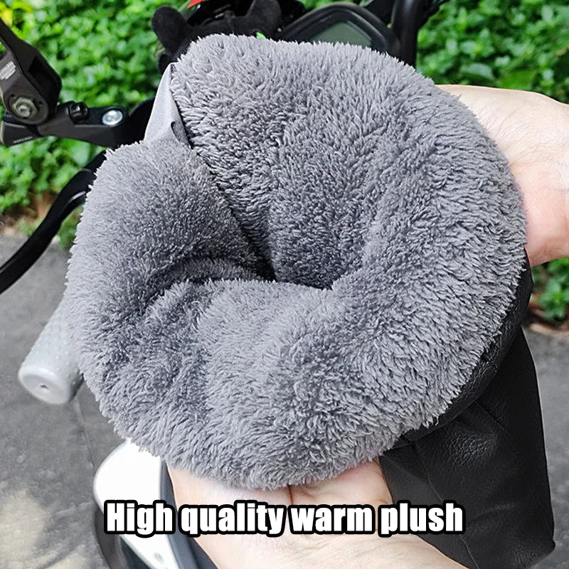 Waterproof Winter Handlebar Muffs - Motorcycle & Bicycle Hand Warmers