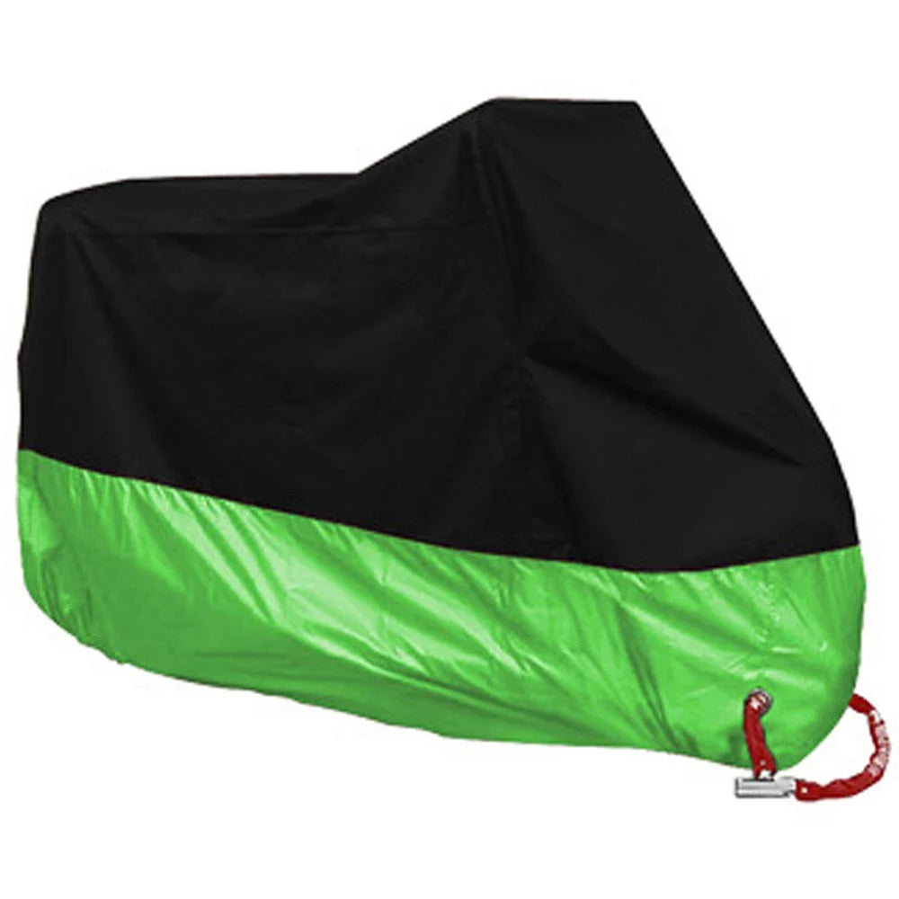 All-Season Waterproof Motorcycle Cover - UV Protection, Dustproof, Indoor/Outdoor for Motorbikes & Scooters