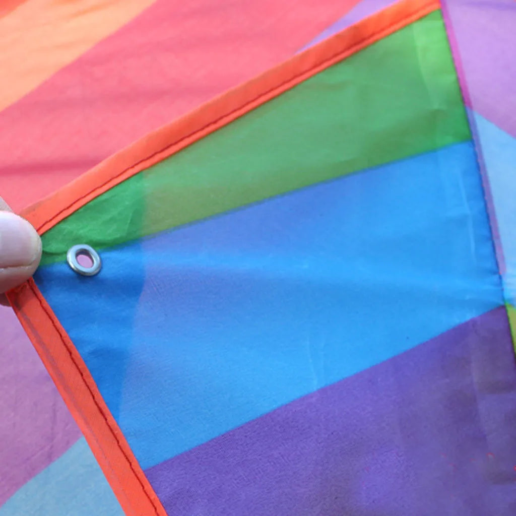 Colorful Rainbow Kite - Outdoor Fun for Kids and Adults