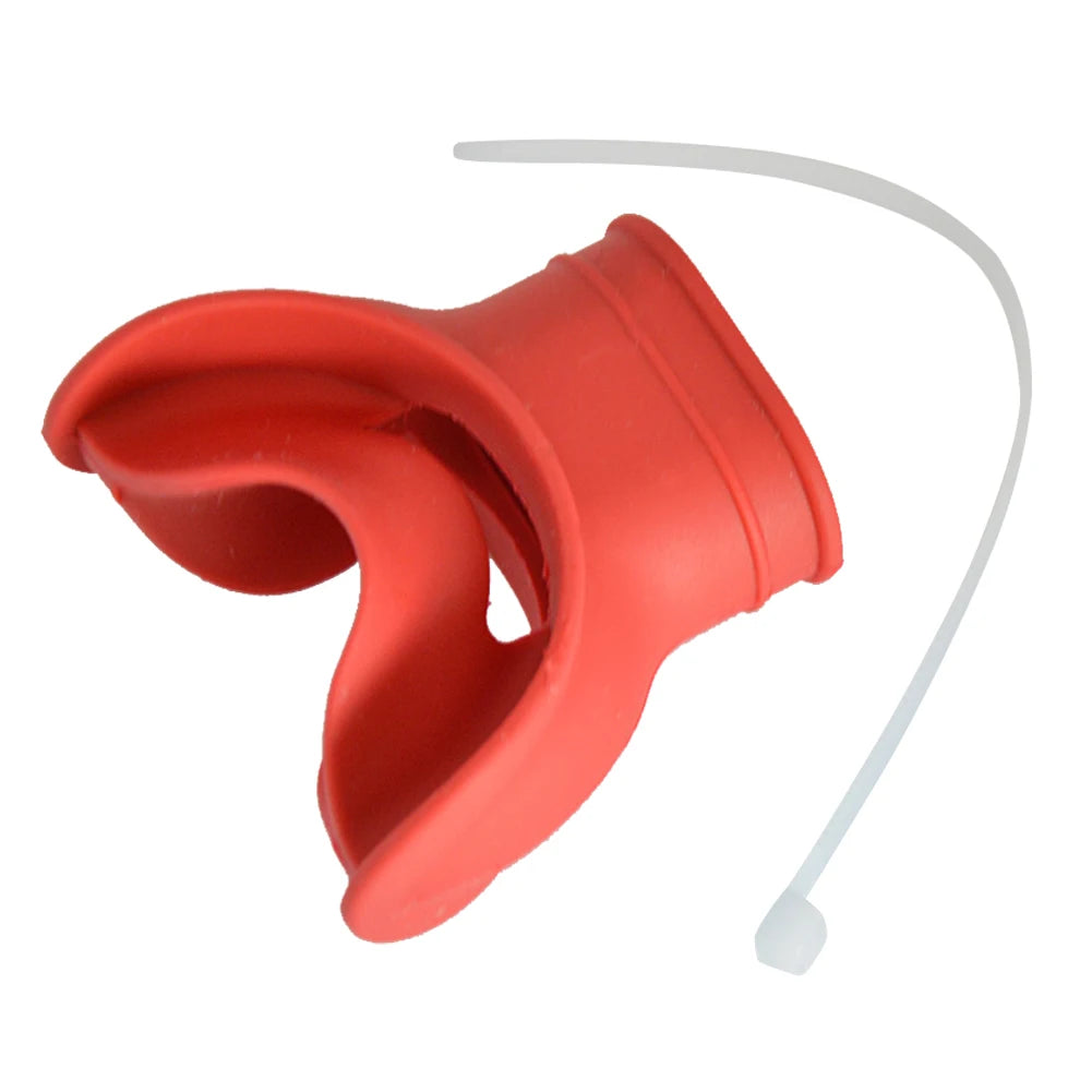Premium Silicone Scuba Diving Mouthpiece - Comfortable Regulator Cover with Octopus Holder Retainers