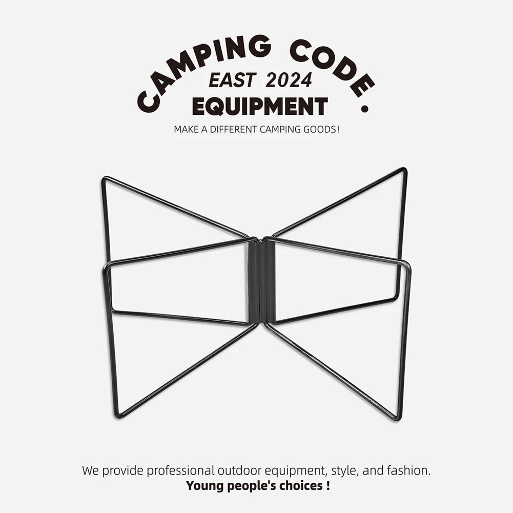 Aluminum Alloy Camping Cooler Stand - Folding Ice Box Holder for Outdoor Adventures (1-2 Pack)