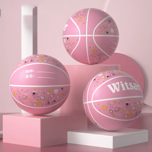 Macaron Color Size 5 Basketball Ideal for Kindergarten Elementary School Team Sports Basketball Practice Recreational Play