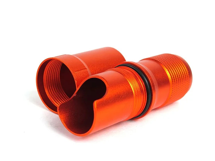 Waterproof Survival Storage Capsule - 3-in-1 Emergency Container for Pills/Matches/Gear with Sealed Design for Outdoor Adventures