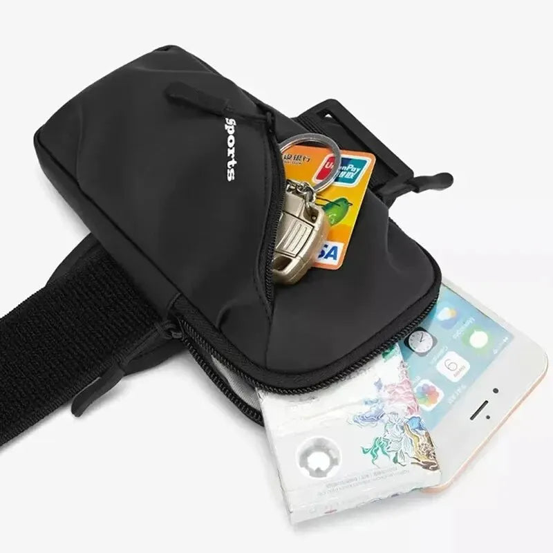 Universal Waterproof Sports Armband - PU Running Phone Holder for iPhone & Samsung - Jogging Arm Bag Accessory