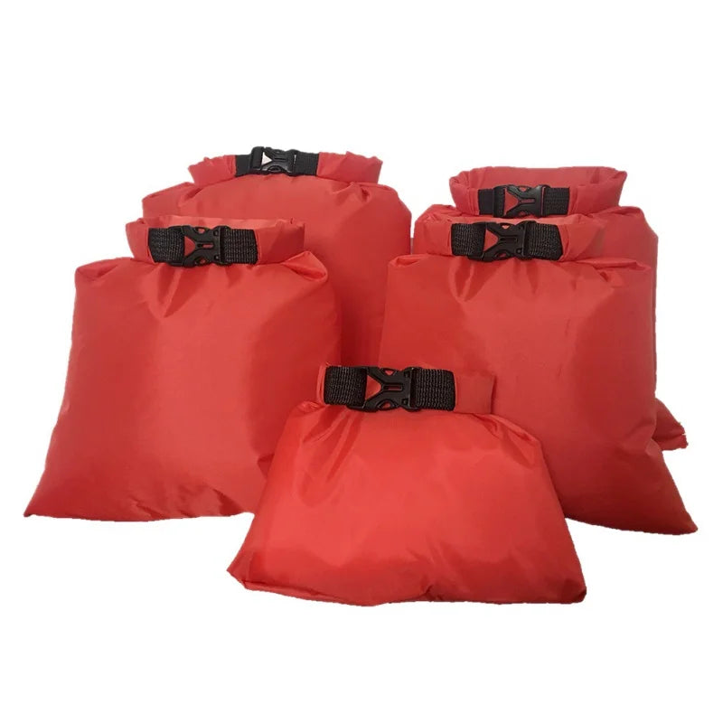 Waterproof Dry Bags Set of 5 - Multi-Purpose Storage Sacks for Camping, Hiking, Swimming, Kayaking, Rafting & Outdoor Adventures