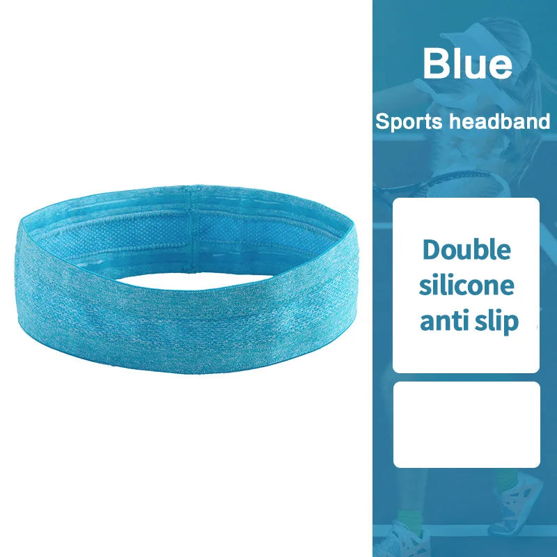 1pcs Sweatband Moisture-Wicking Breathable Men Women Sports Elastic Headband for Fitness gym Running  basketball