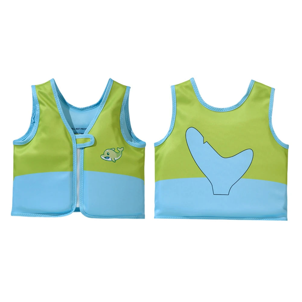 Children's Cartoon Swimming Life Vest - Toddler Buoyancy Aid Jacket for Pool Safety