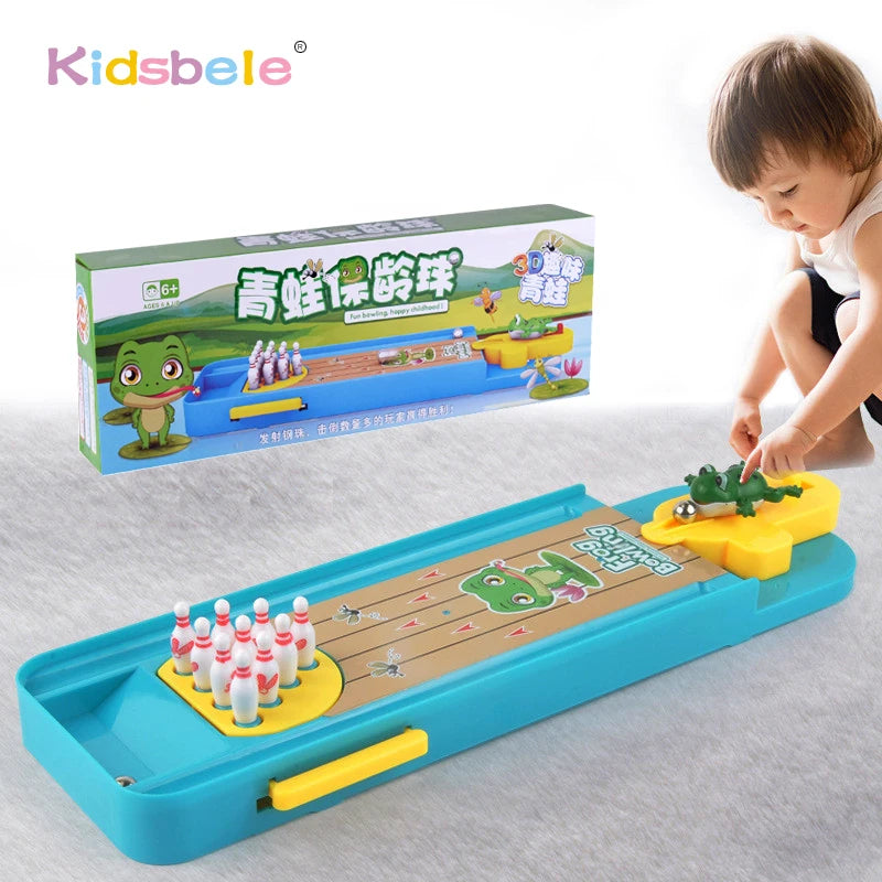 Mini Desktop Bowling Game - Funny Indoor Parent-Child Interactive Table Sports Game Toy - Educational Gift For Kids