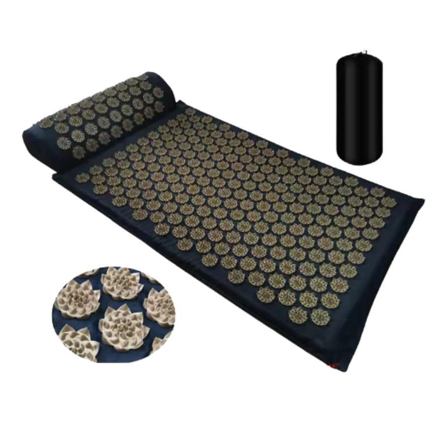 Shakti Acupressure Mat – Relieve Stress & Back Pain | Yoga & Massage Mat with Spikes for Full-Body Relaxation
