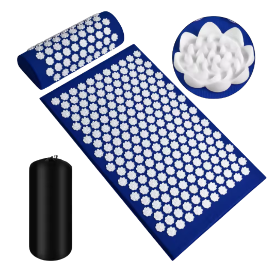 Shakti Acupressure Mat – Relieve Stress & Back Pain | Yoga & Massage Mat with Spikes for Full-Body Relaxation