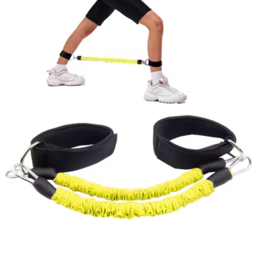 Ankle Resistance Bands with Cuffs – Fitness Bands for Leg & Glute Workouts – Exercise Bands for Men & Women