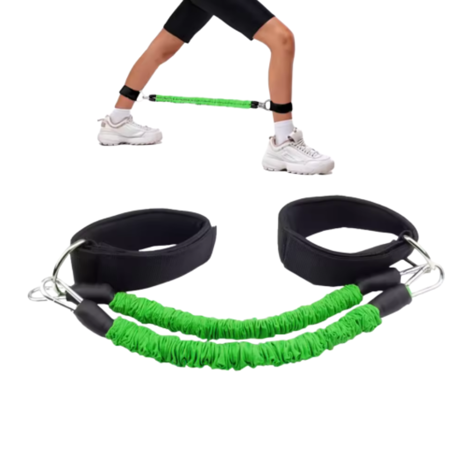 Ankle Resistance Bands with Cuffs – Fitness Bands for Leg & Glute Workouts – Exercise Bands for Men & Women