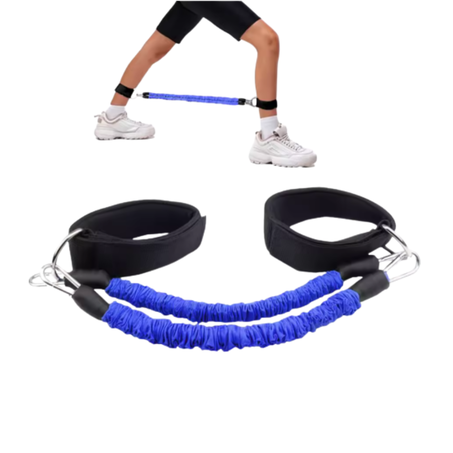 Ankle Resistance Bands with Cuffs – Fitness Bands for Leg & Glute Workouts – Exercise Bands for Men & Women