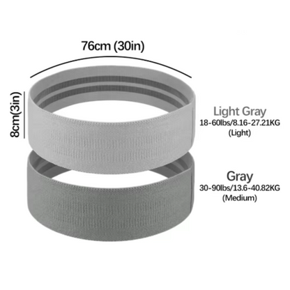 Booty Bands for Women & Men – Elastic Resistance Bands for Squats, Thighs, and Glutes – Hip Circle Workout Bands for Home & Gym Fitness