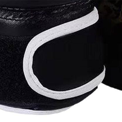 MMA Boxing Training Set - PU Leather Safety Gloves & Head Gear Protector for Adults & Kids - Kickboxing Equipment