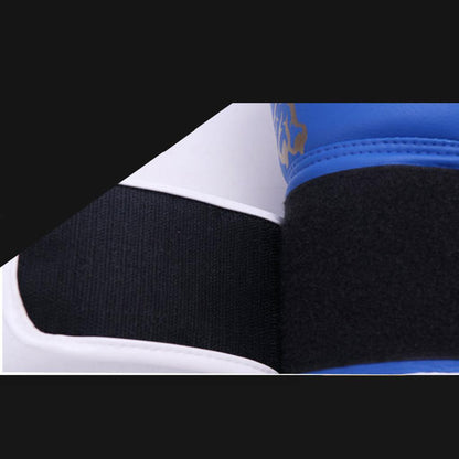 MMA Boxing Training Set - PU Leather Safety Gloves & Head Gear Protector for Adults & Kids - Kickboxing Equipment