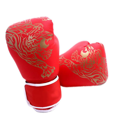 MMA Boxing Training Set - PU Leather Safety Gloves & Head Gear Protector for Adults & Kids - Kickboxing Equipment