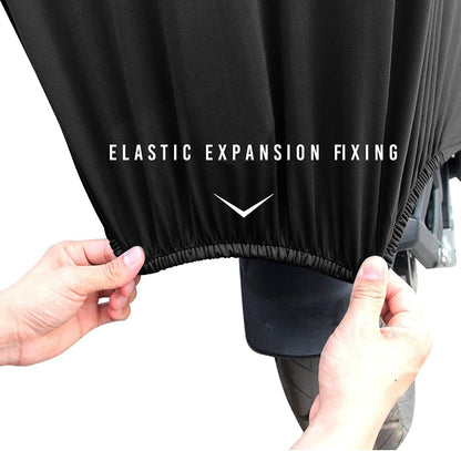 Universal Motorcycle Cover - Elastic Fabric with UV Protection for Indoor & Outdoor Use (M-4XL Sizes)