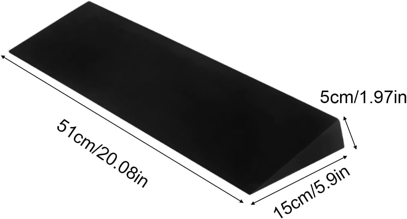 EVA Foam Squat Wedge Block - Slant Board Calf Stretcher for Exercise, Pushups, Yoga & Stretching Practice