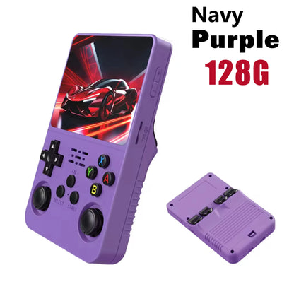 R36S Retro Handheld Game Console - 3.5'' IPS Screen - 64GB/128GB/256GB Storage - ARKOS 2.0 Portable Gaming System
