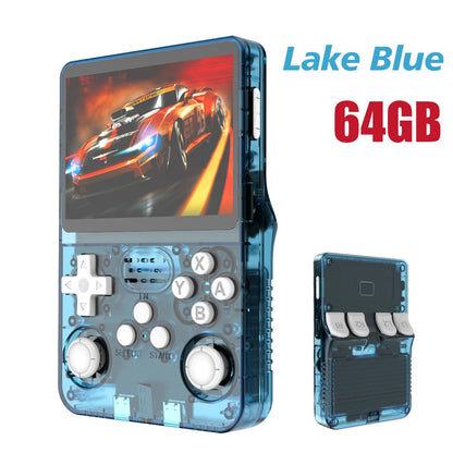 R36S Retro Handheld Game Console - 3.5'' IPS Screen - 64GB/128GB/256GB Storage - ARKOS 2.0 Portable Gaming System