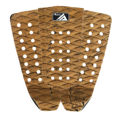 EVA Surfboard Traction Pad - 3-Piece Deck Grip with Tail Kick