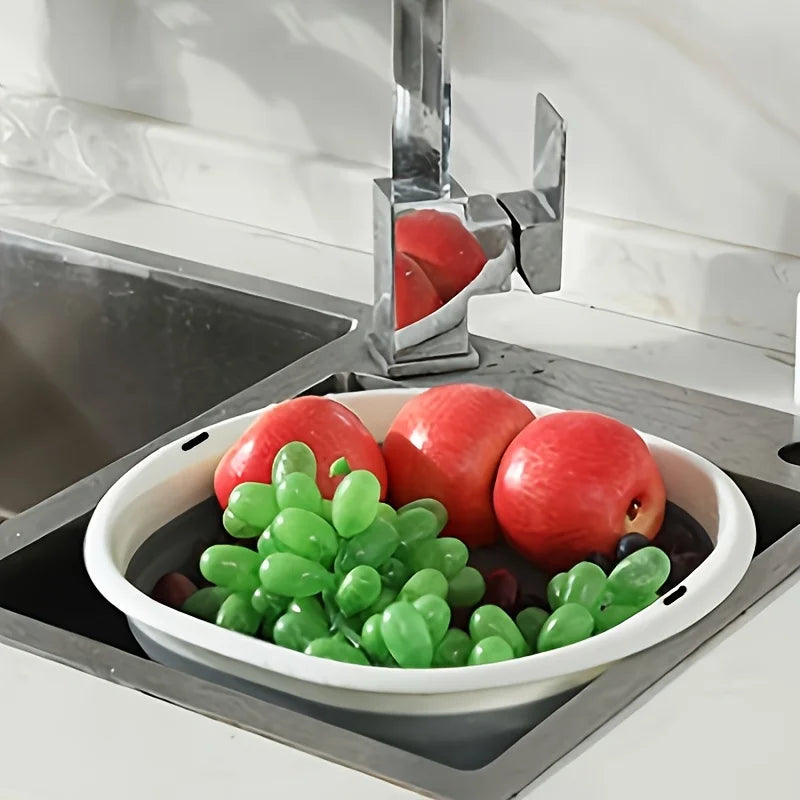 Space-Saving Collapsible Storage Baskets - 3 Pack Multi-Purpose Wash Tubs for Laundry, Camping, Fruits & Home Organization