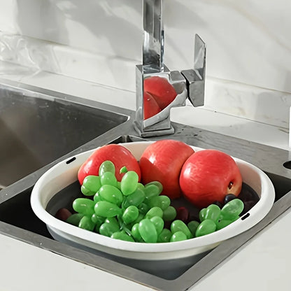 Space-Saving Collapsible Storage Baskets - 3 Pack Multi-Purpose Wash Tubs for Laundry, Camping, Fruits & Home Organization