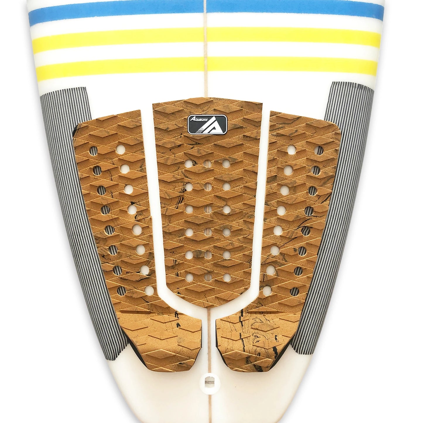 EVA Surfboard Traction Pad - 3-Piece Deck Grip with Tail Kick