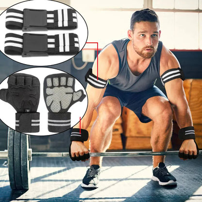 Blood Flow Restriction Bands - BFR Occlusion Training Wraps for Arms & Legs, Muscle Growth & Strength Training