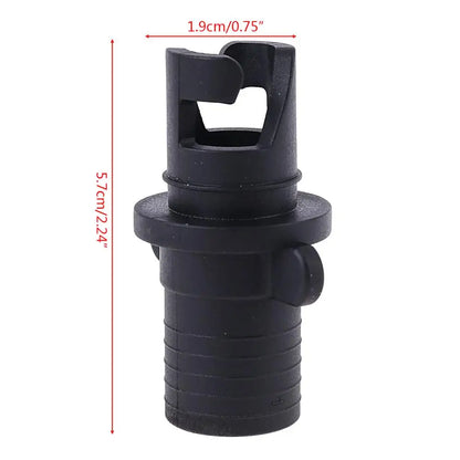 Kayak Foot Pump Air Valve Adapter - HR Hose Connector for Inflatable PVC Boats and SUP Accessories