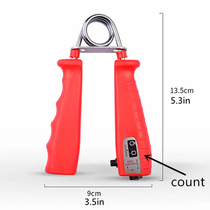 Digital Hand Dynamometer - Electronic Grip Strength Meter 90kg/200lbs Capacity for Athletic Performance Testing