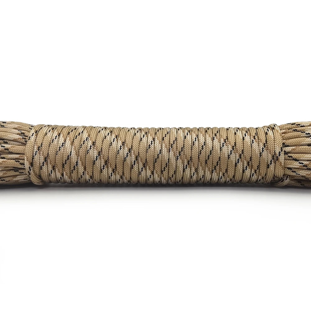 Type III 550 Paracord - 9-Strand 100ft Survival Rope for Hiking and Camping