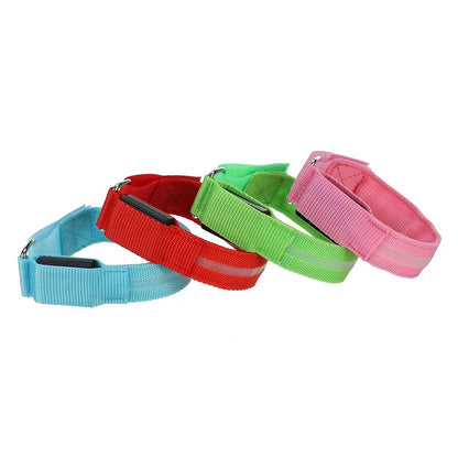 LED Horse Leg Safety Straps - 4 Piece Set for Night Riding