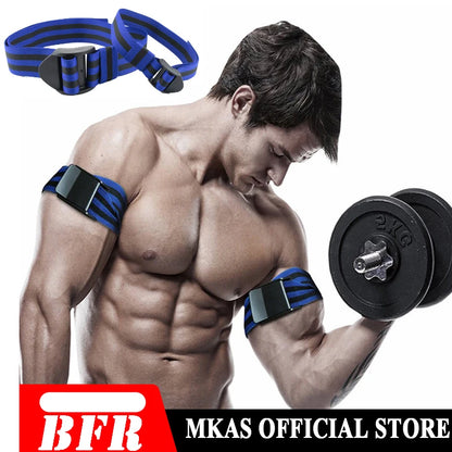 Blood Flow Restriction Bands - BFR Occlusion Training Wraps for Arms & Legs, Muscle Growth & Strength Training