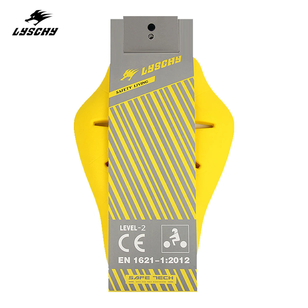 LYSCHY CE Level 2 Motorcycle Back Protector Armor - Built-in Body Protection for Motocross Racing
